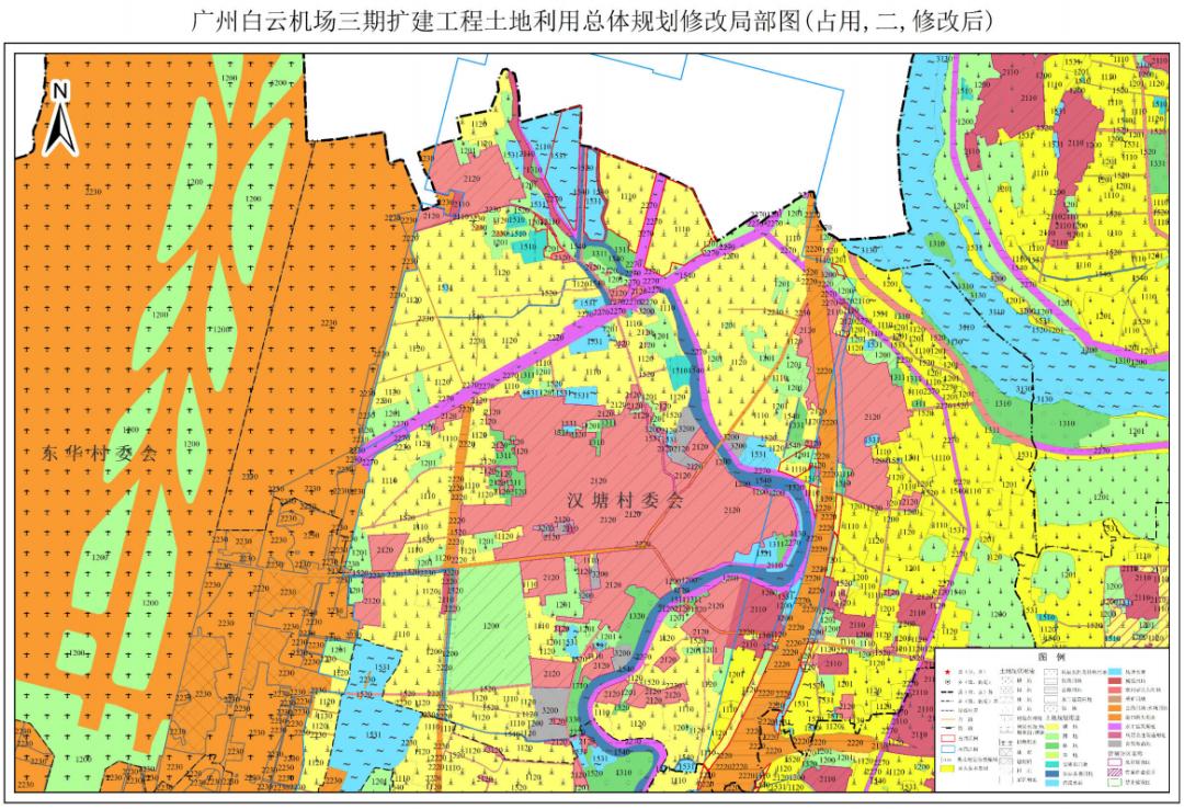 一般农地区进行局部调整,地块主要位于白云区人和镇,太和镇,钟落