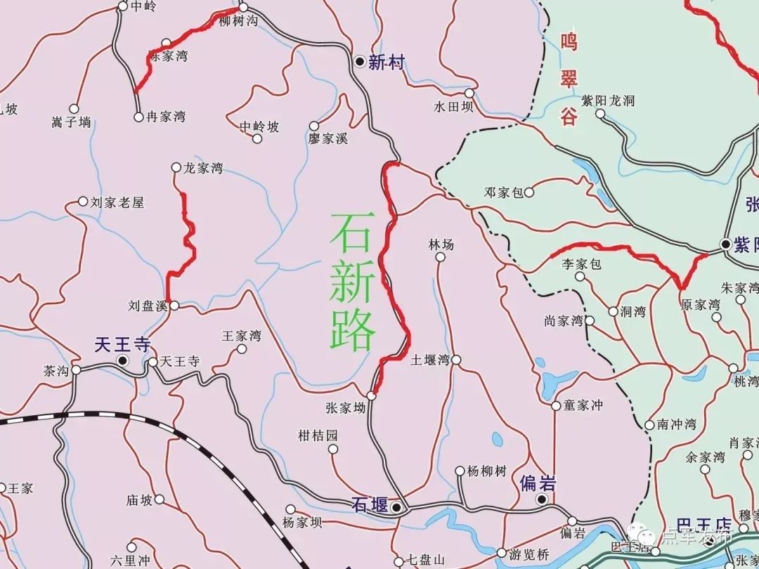 石新路:位于土城乡花栗树村,全长0.832公里,建设为路基 66.