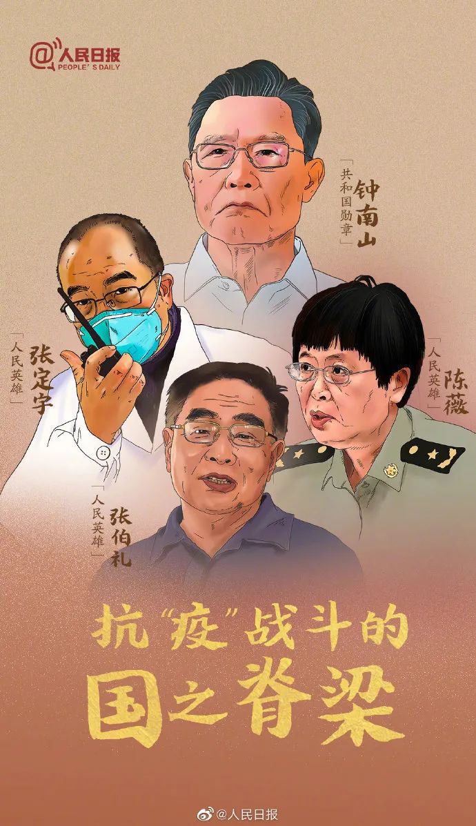 感动今天为他们刷屏以国之名致敬抗疫英雄