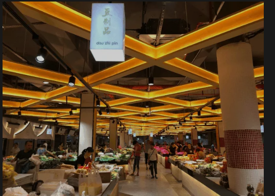 安徽十大高颜值菜市场名单公布, 绿篮子网红菜市场排