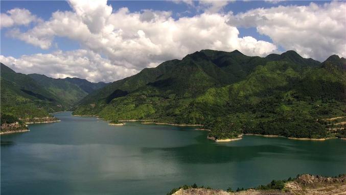 青田千峡湖 碧水蓝天