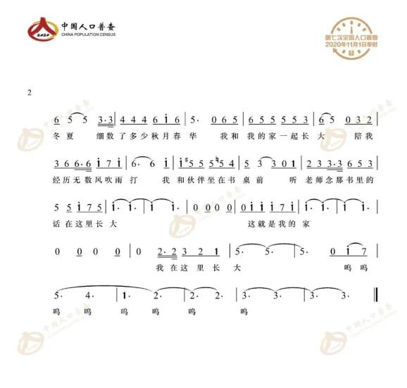 聆听~第七次全国人口普查推广曲《我在这里长大》
