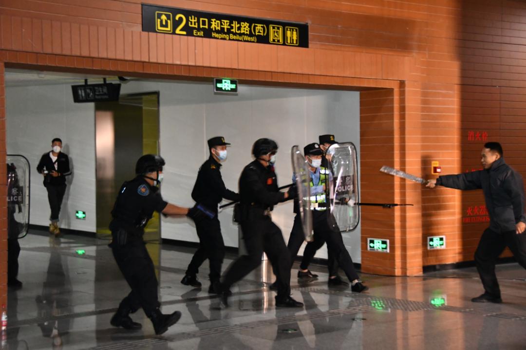 现场直击!常州市轨道交通1号线反恐怖袭击 综合应急演练圆满结束