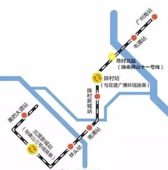 广佛又一条快速连接通道建成广州地铁7号线西延顺德段贯通