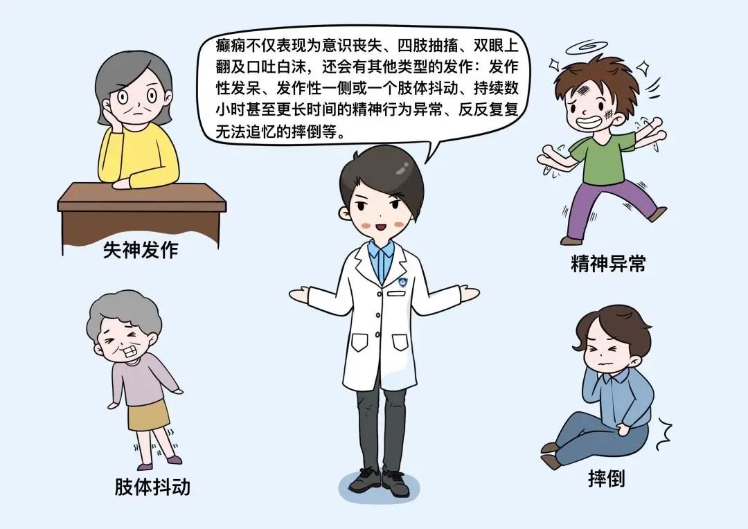 癫痫就表现为抽搐,口吐白沫?| 健康辟谣日历