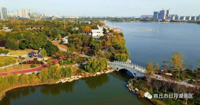 商丘市日月湖景区丨满目彩霞养眼醉心妙趣天成