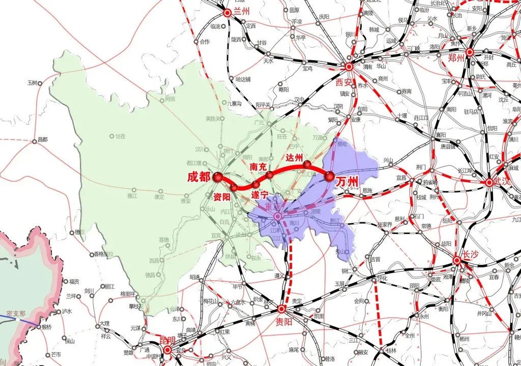 独家揭秘:成达万高铁线路怎么走,站点怎么定?