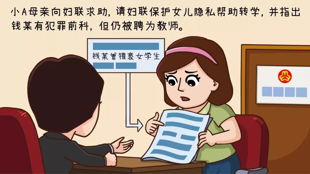 巾帼普法|依法维护妇女儿童权益十大案例漫画——多部门搭建未成年人