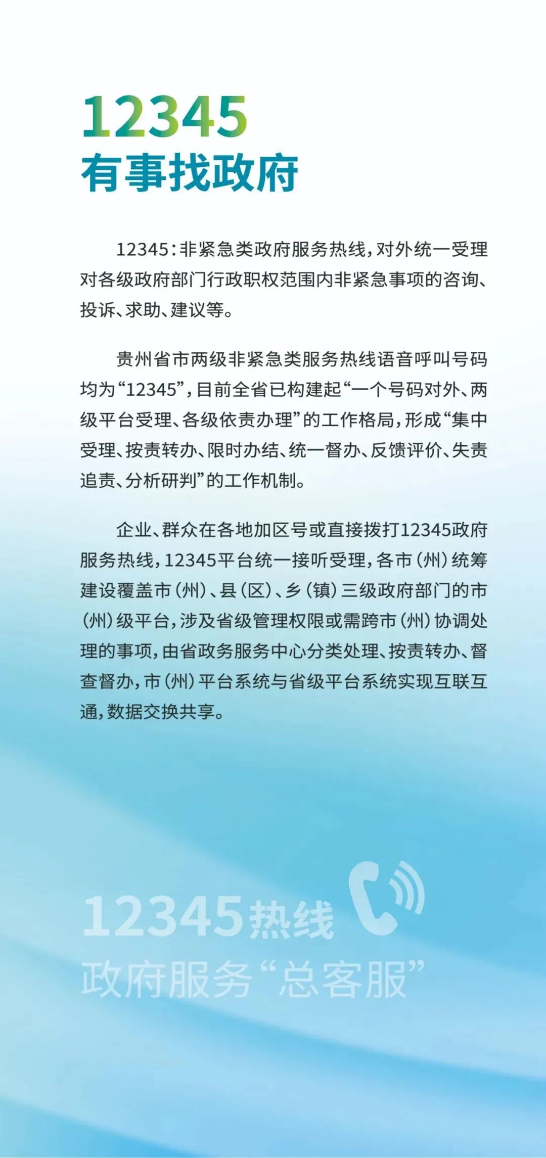 12345有事找政府政府总客户