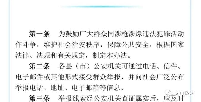 缉枪治爆飓风刮起举报涉枪涉爆违法犯罪有奖