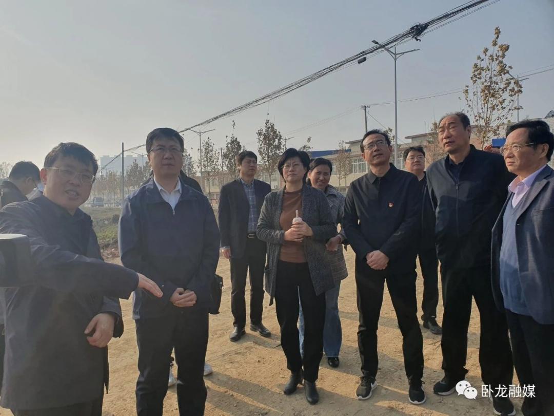 南阳市领导到卧龙区调研项目建设工作