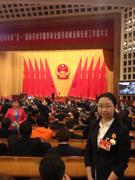 全国劳模、全国五一巾帼标兵获得者杨菊平。重庆市环卫集团供图 华龙网-新重庆客户端 发