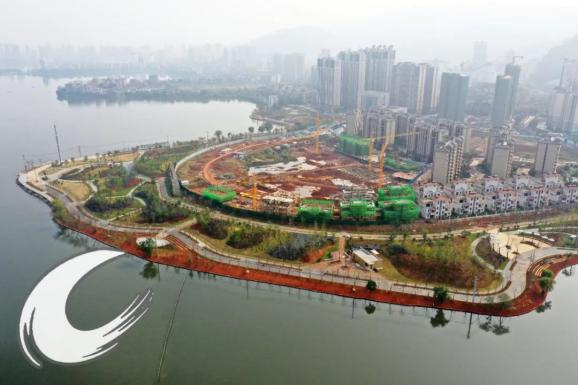 跃 微风拂面湖景阔 这样的美景 出现在磁湖南岸生态修复工程二期