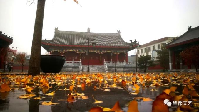 尧母陵庙的冬雨穿越时空润泽千年