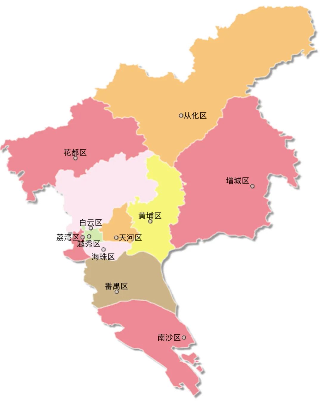 广州市行政区划调整图片