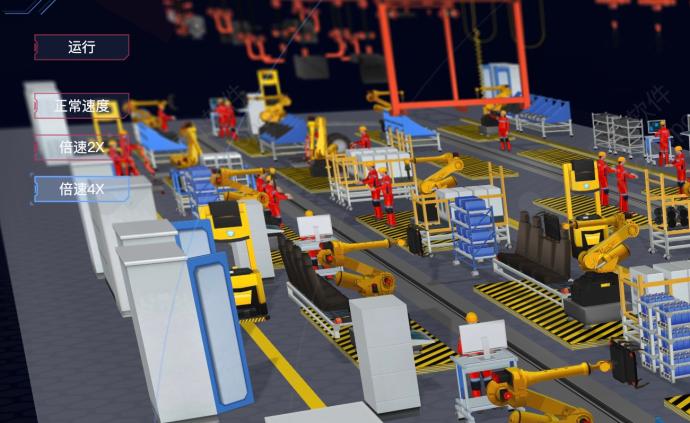 工厂装配线 3D 可视化看板，让管理者快速定位生产瓶颈！