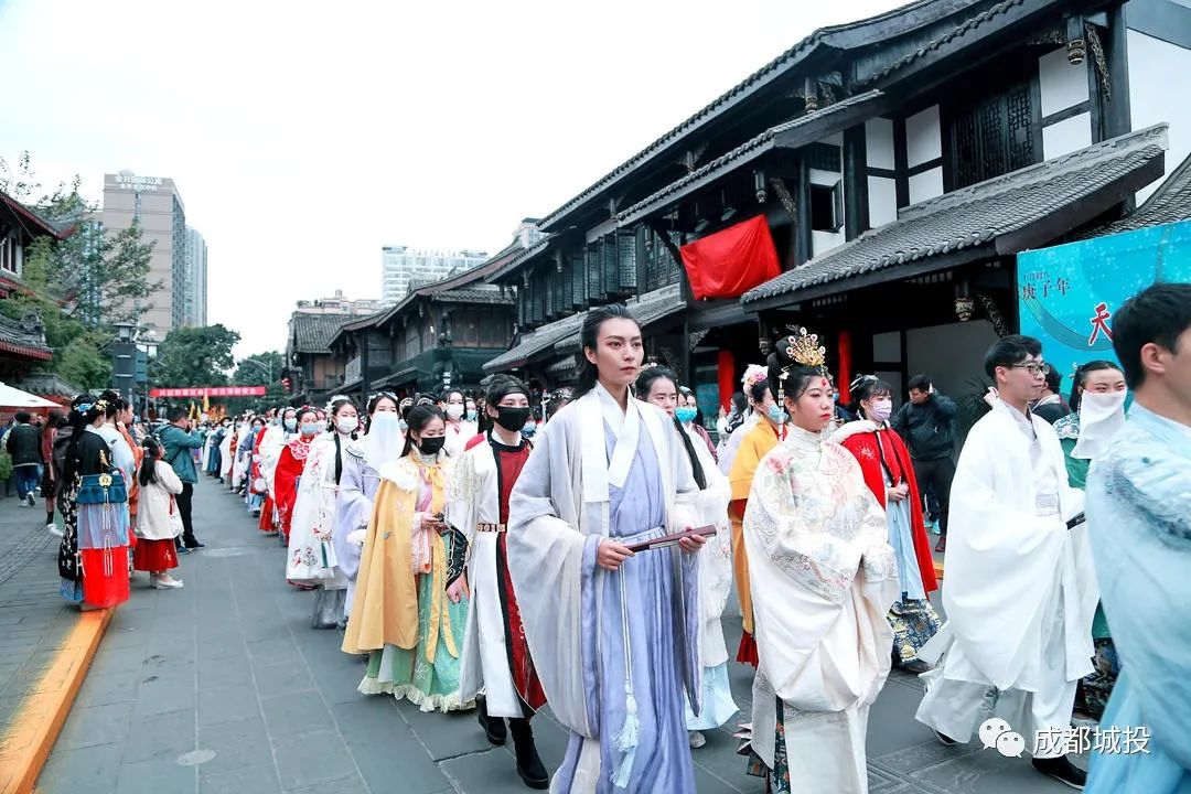 2020天府相邀美丽之约汉服文化节在文殊院拉开序幕