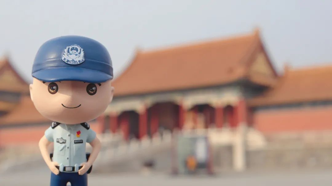 故宫派出所民警""这座伟大的宫殿世界闻名,每年都会吸引不少漂洋