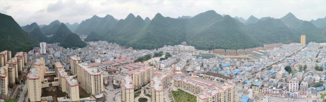 2020年6月拍摄的西畴县城.徐保婵 摄