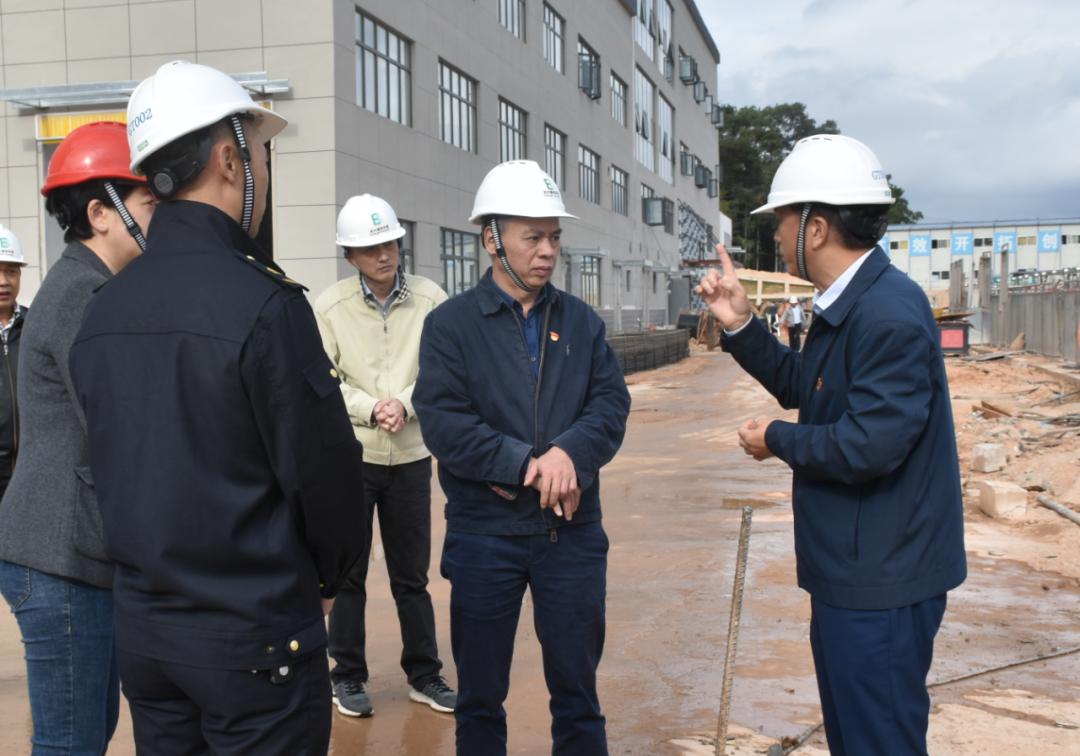 古田县委书记钟昌华深入一线调研重点项目建设