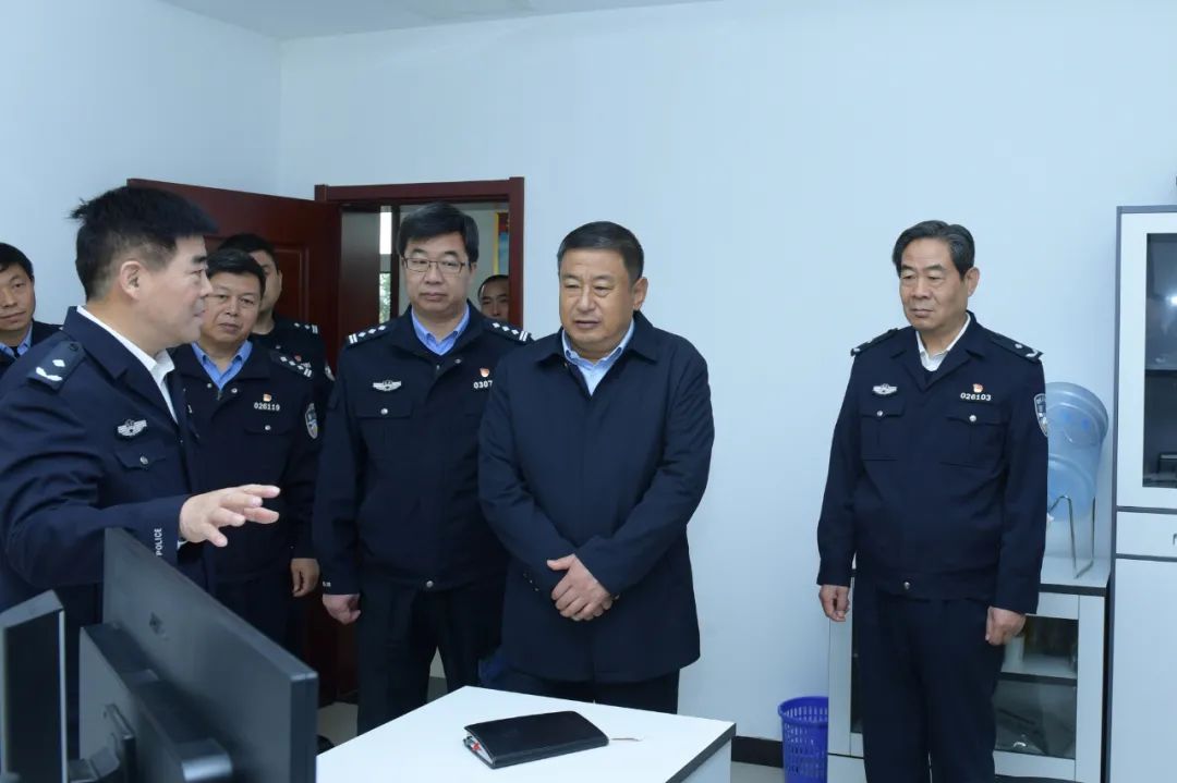 刘启明同志到刑侦支队市看守所调研工作