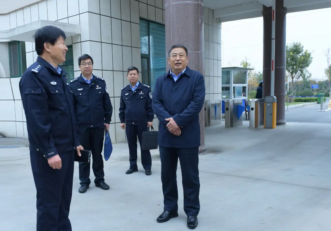 刘启明同志到刑侦支队市看守所调研工作