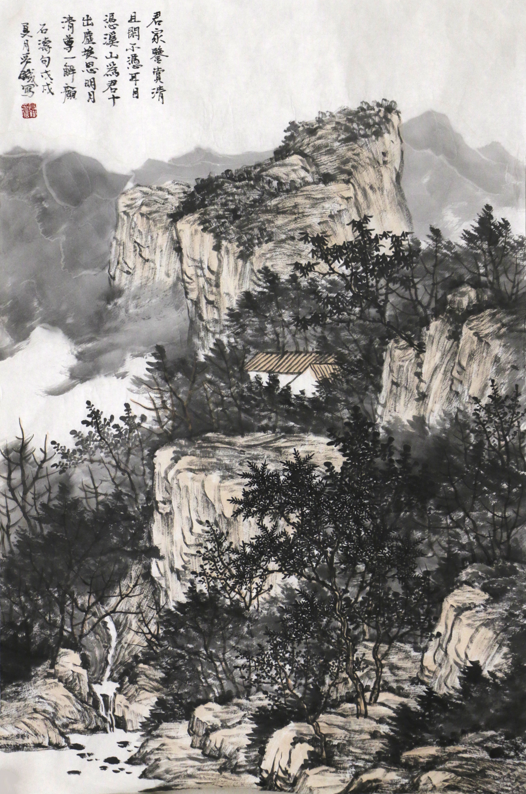 段铁二十年写生经历造就自己独具一格的山水画面貌