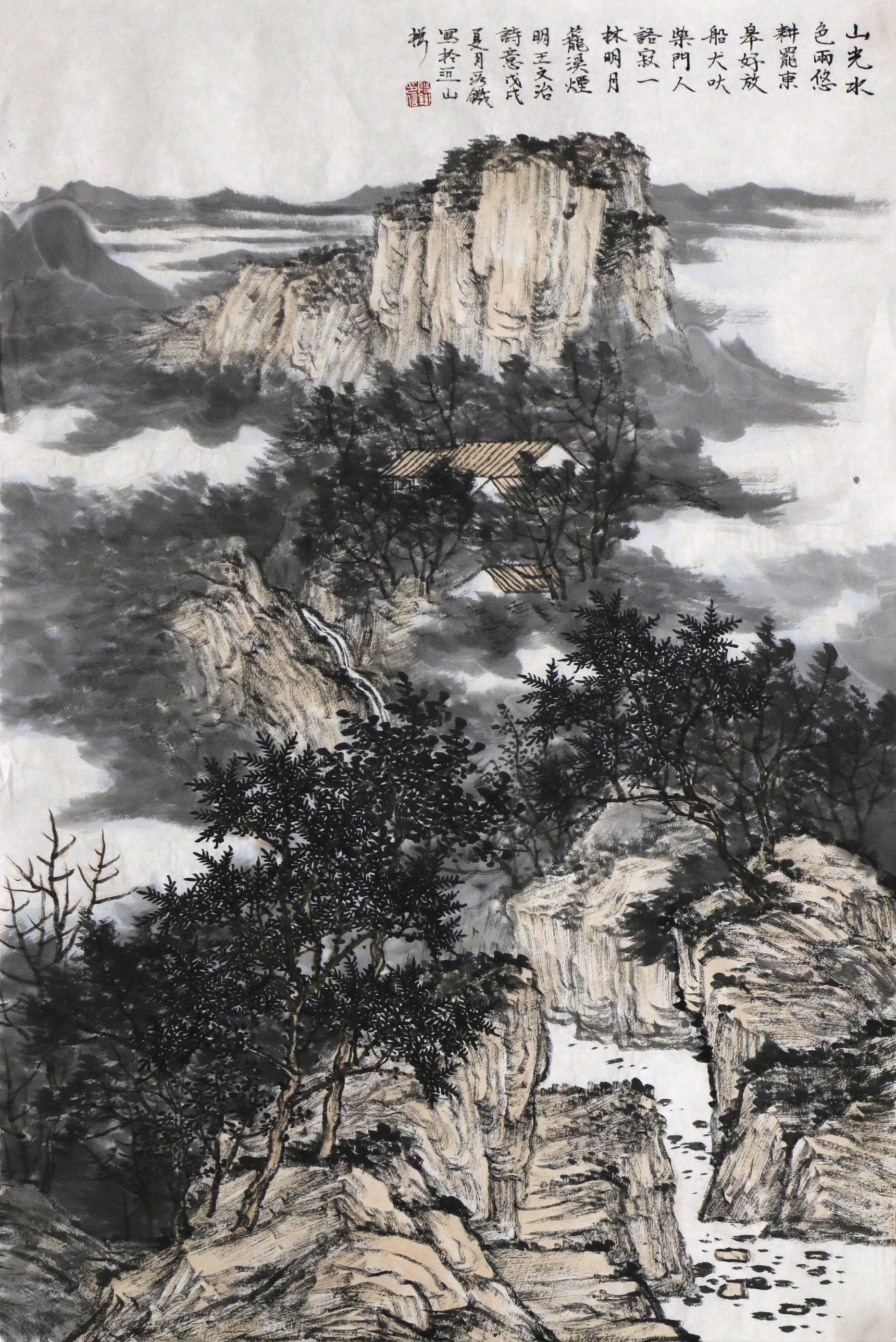段铁二十年写生经历造就自己独具一格的山水画面貌