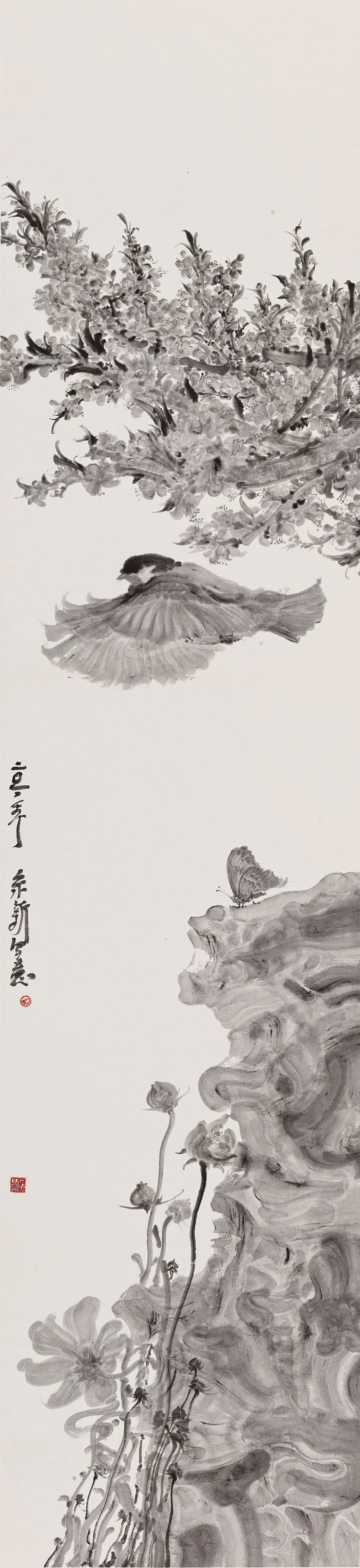 建湖:周京新画展走进建湖美术馆