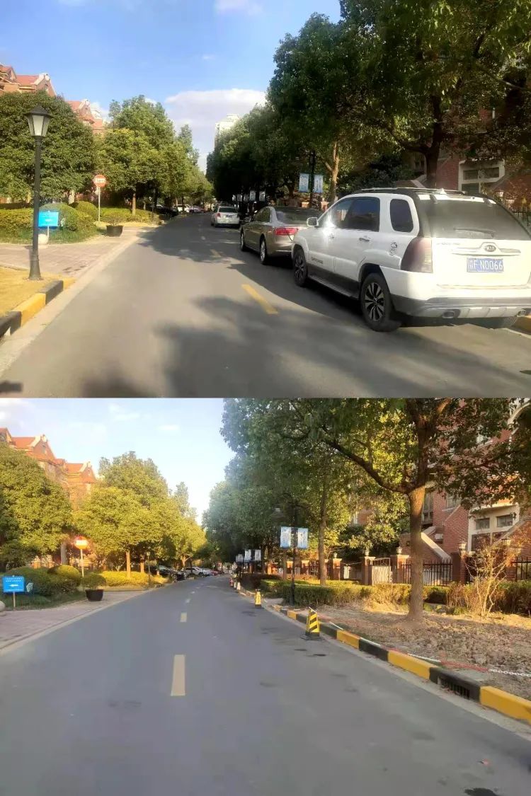车辆违停占道怎么破?松江这个小区想出了办法