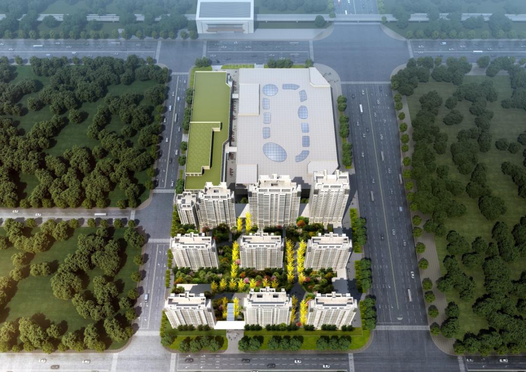 泥城万达广场项目又有新进展一起来看航拍视频