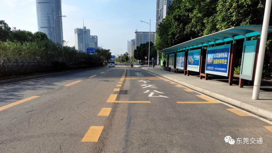 东莞市区已新增多条公交专用道管制时间段公布