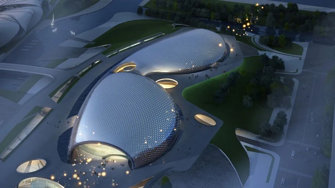 无锡灵山梵宫全球首个结构空间双曲面建筑——舟山观音圣坛佛顶骨舍利