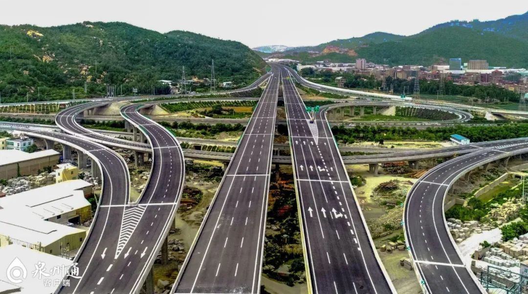 泉州环城高速"大环"的最后一环——泉厦漳城市联盟路泉州段距离通车