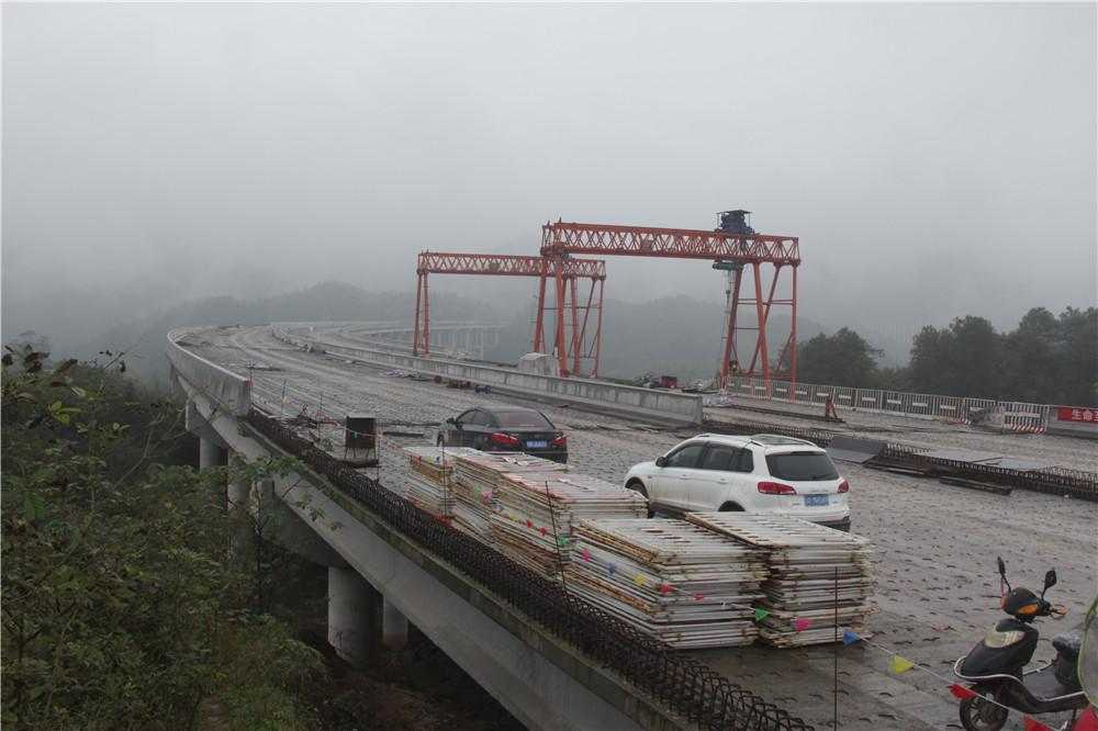 合川官渡桥建设图片