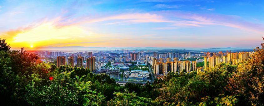 图丨垫江全景图