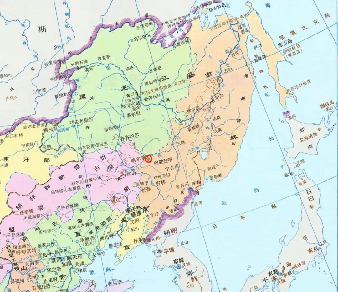 雍正时在原址上增设阿勒楚喀城被视作北疆要地哈尔滨属吉林将军统辖