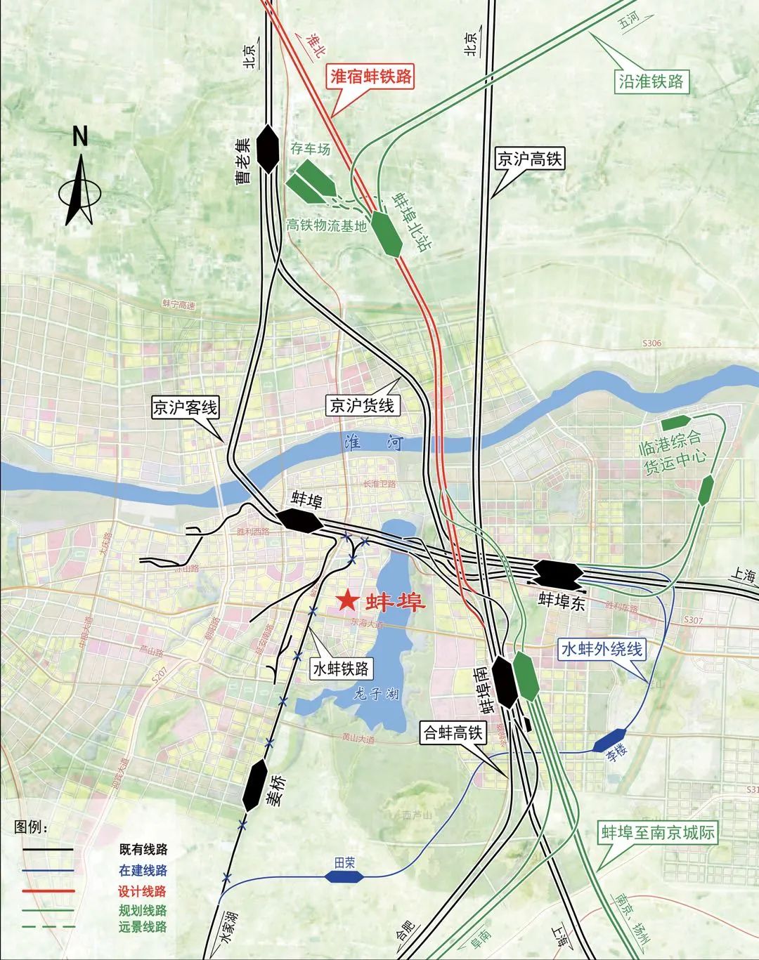 怀远滕湖机场高铁图片