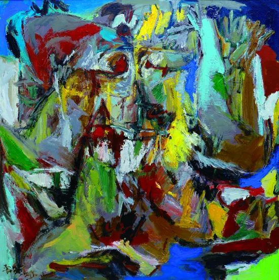 新展丨海日汗的抽象表现主义