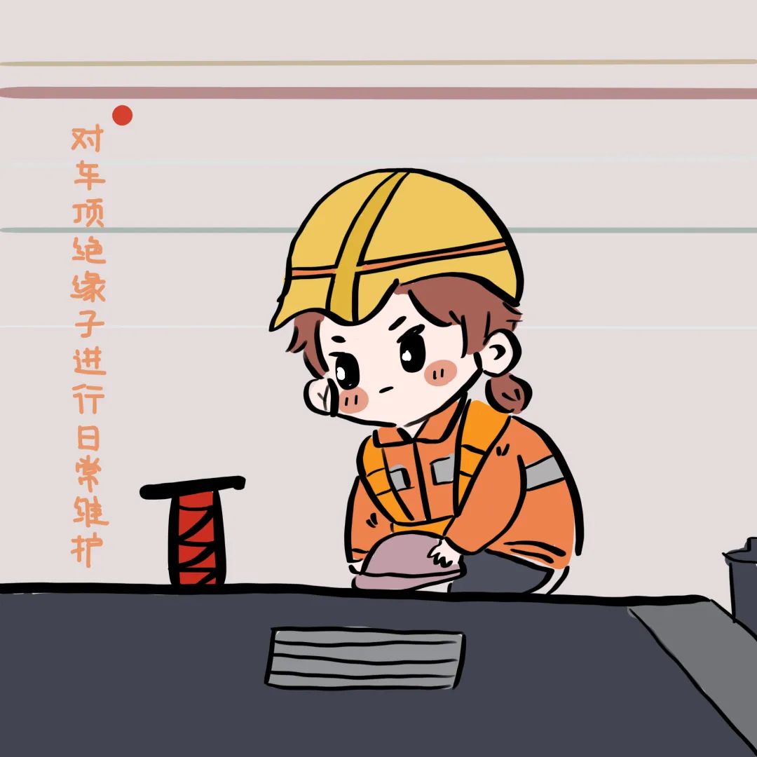 画笔下,机车"医生"的一天