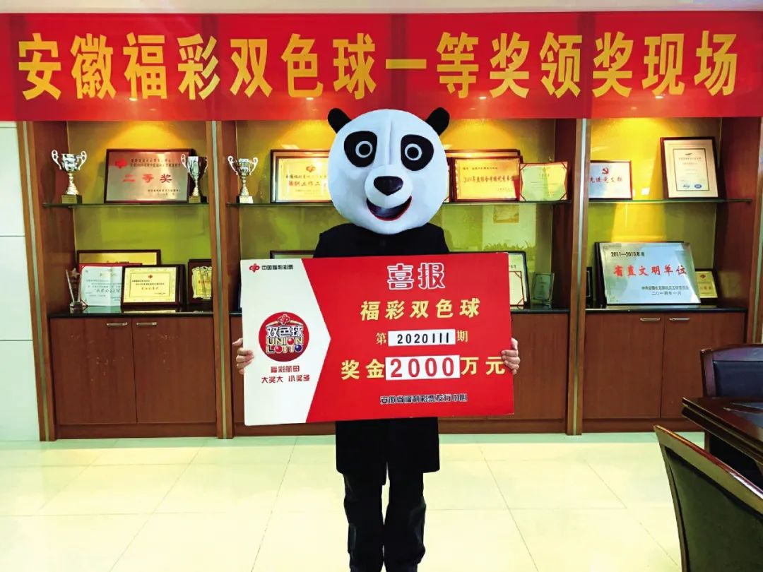 奖金00万 合肥一男子戴熊猫面具来领奖 媒体 澎湃新闻 The Paper