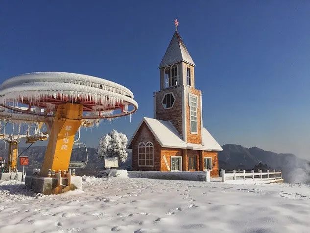 房山阎村滑雪场图片