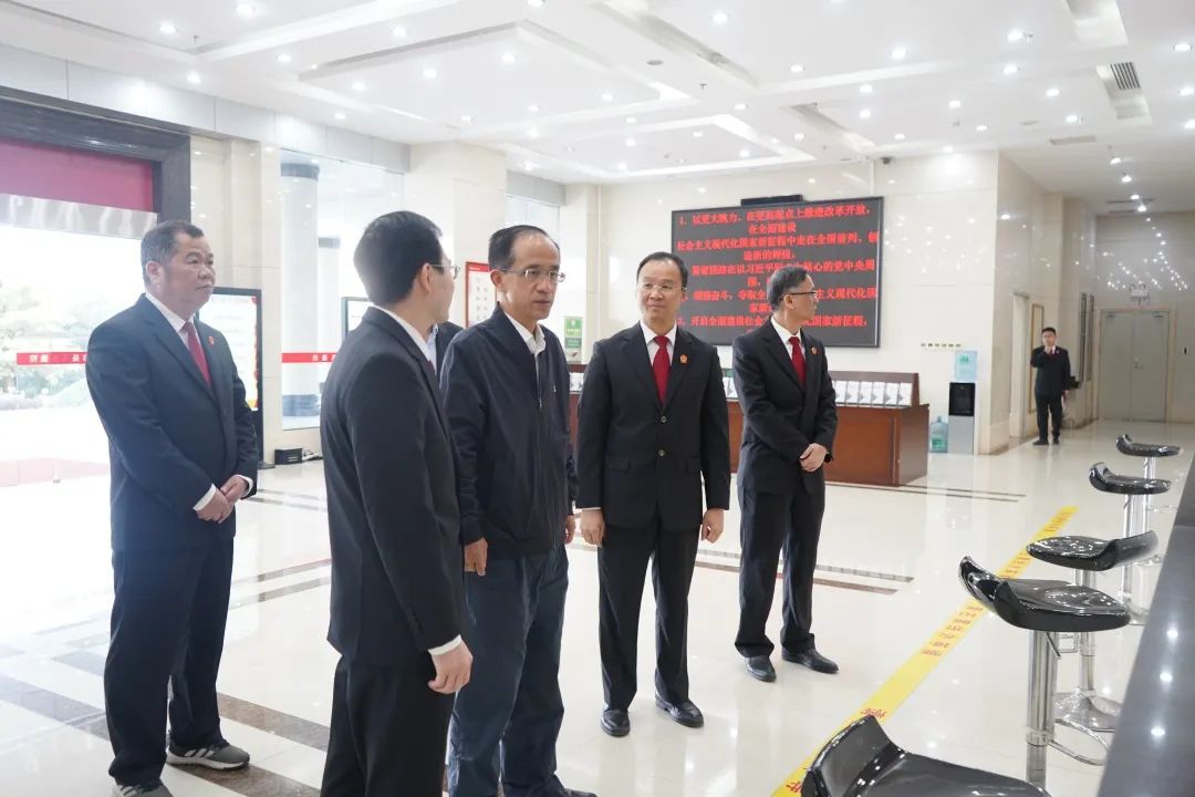 惠州中院陈斯院长到龙门法院调研指导工作