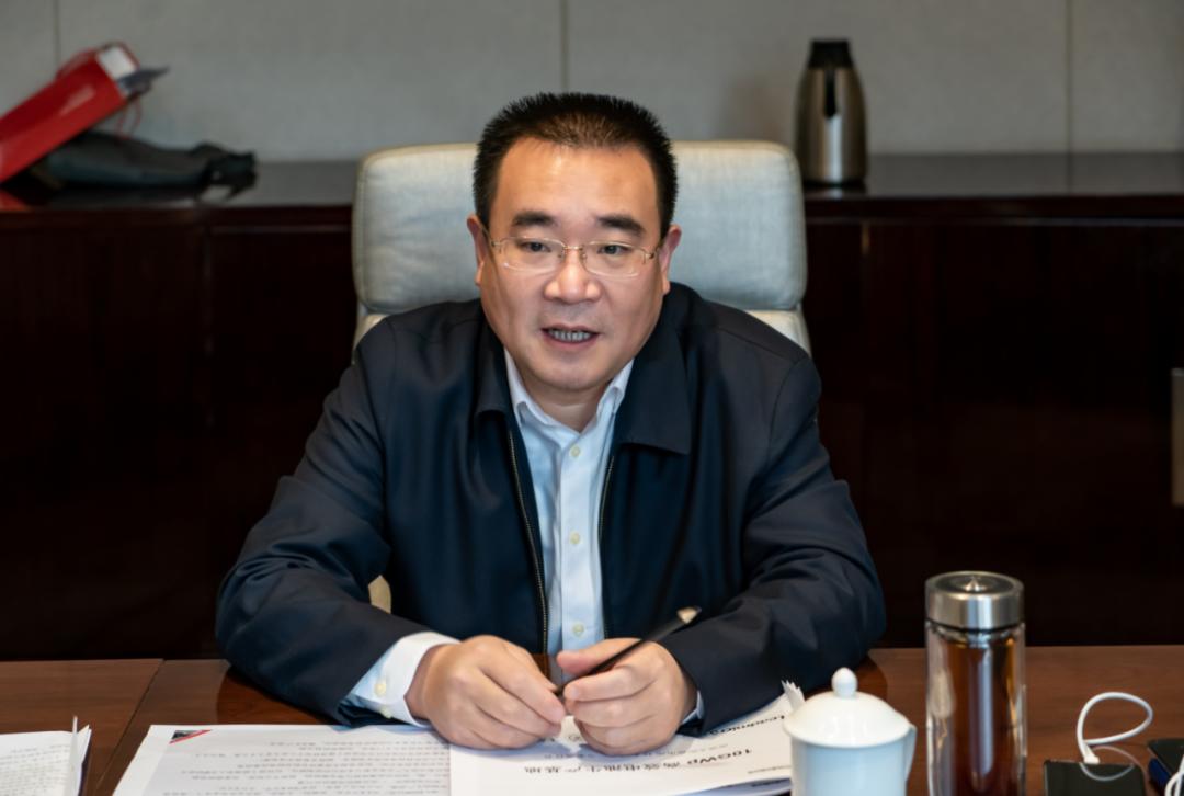 今日瀍河区委书记陈功与无锡先导智能装备股份有限公司对接会谈