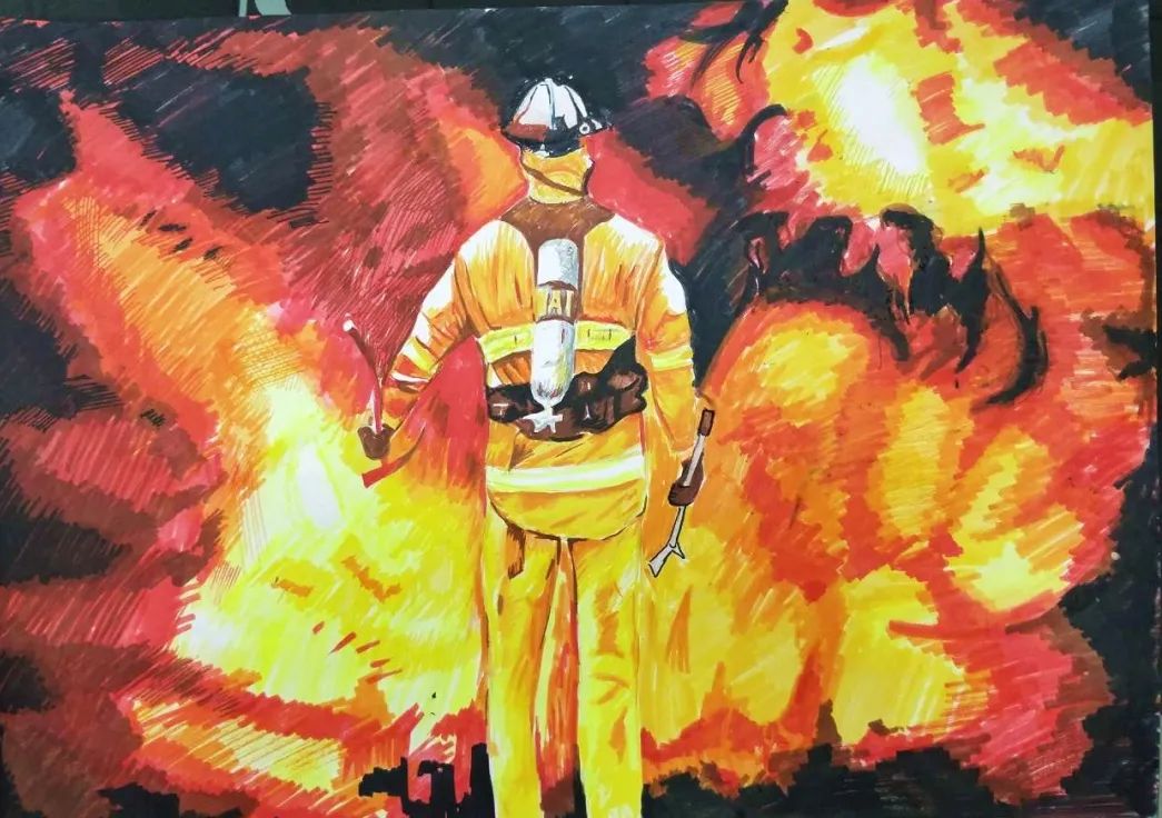 孩子们眼中的消防世界优秀