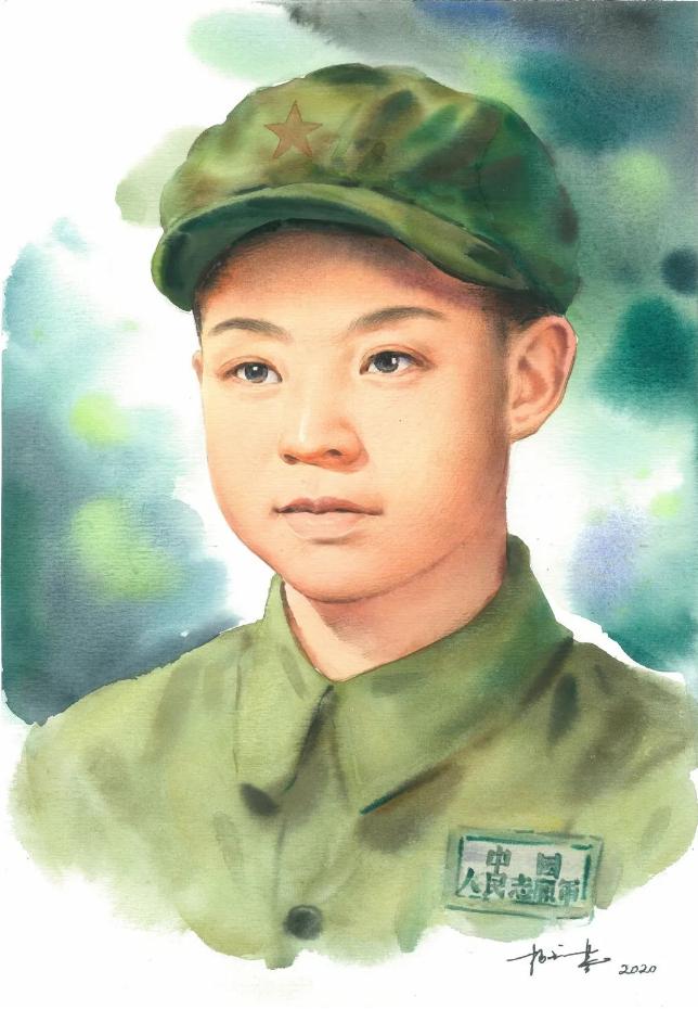 捐赠14幅抗美援朝英雄画像