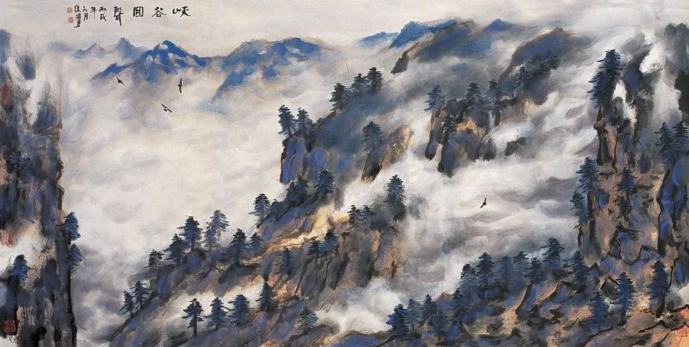 陈国勇先生一直着力于中国山水画的研究,探索和创新,作品追求中国山水