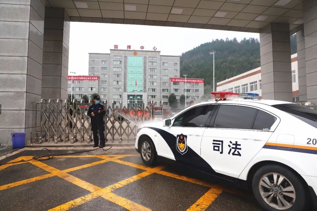 监狱大门进入战时状态,广元监狱立即行动!严格落实疫情防