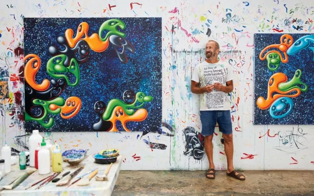 艺术家keith haring及jean-michel basquiat同为八十年代纽约东村艺术