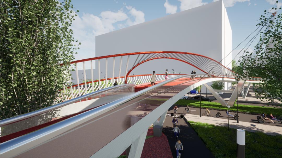 "渭"桥助力,选出你心目中的长安大学跨汽车试验场人行天桥!